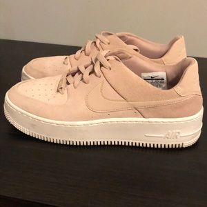 Dusty Rose colored Air Force Ones